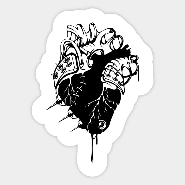 Synthetic heart Sticker by NITO